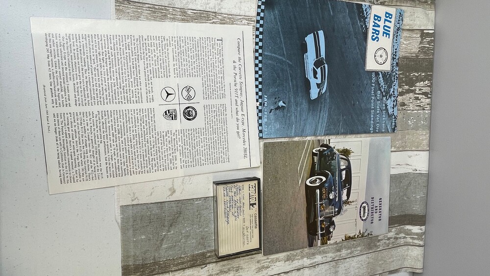 Vintage Car enthusiasts Magzine publications and 1974 Don Yenko Montauk Cassette